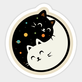 Space Kittens - Cute cats in space Sticker